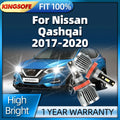 2/4Pcs 30000LM Led Bulbs Canbus Car Headlight Light 6000K Lamp Anti-Glare with Fan For Nis