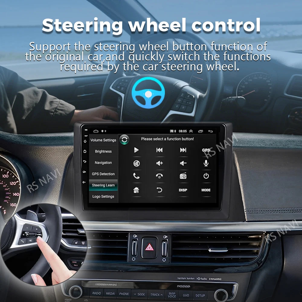 Android 16 For Kia Optima 4 JF 2015 - 2020 LHD 2K QLED Android Car Radio Multimedia Video
