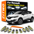 ZITWO 10Pcs For Renault Captur Kaptur 2013 2014 2015 2016 2017 2018 2019 2020 2021 LED Interior  - Canbus LED Car Light