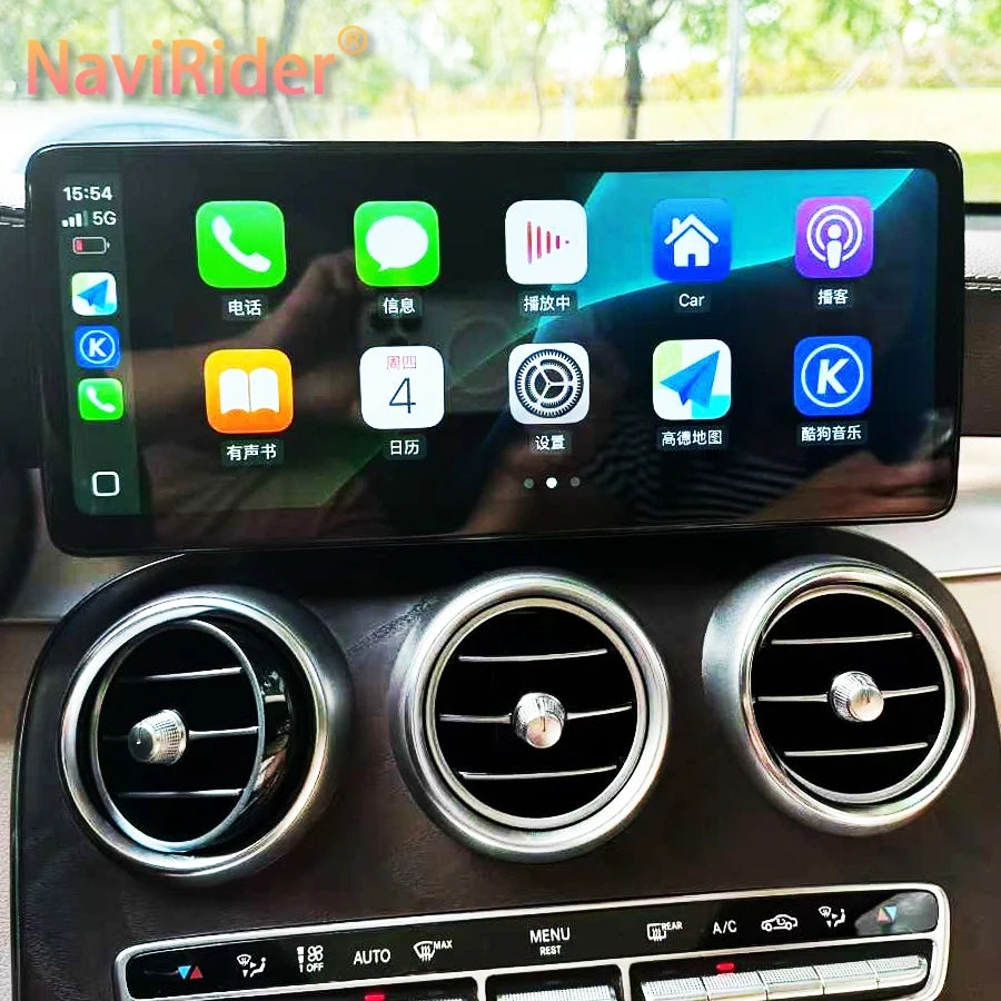 Android 14 Carplay DSP 2015-2022 12.8inch For Mercedes Benz C V GLC Class W446 W447 X253 W