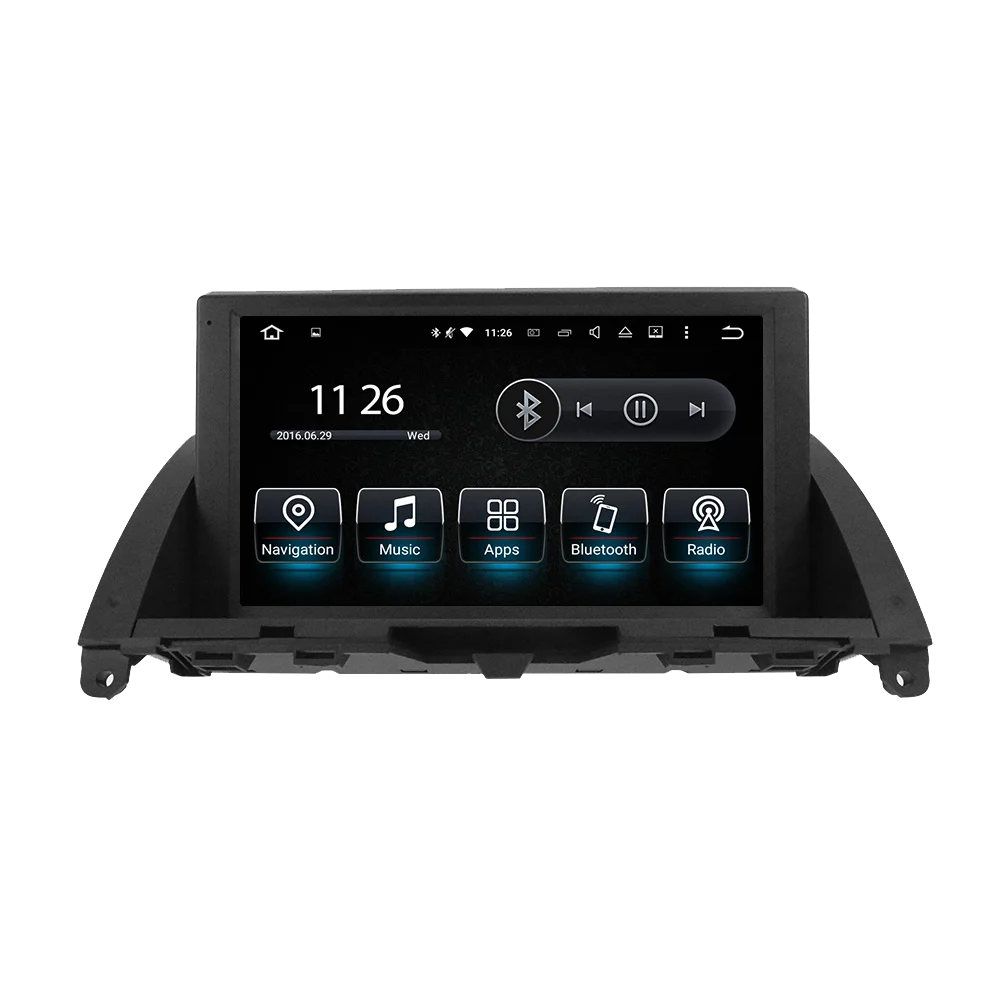 8 Inch Android 13 For Mercedes Benz C Class W204 2007-2010 Car GPS Navigation Multimedia P
