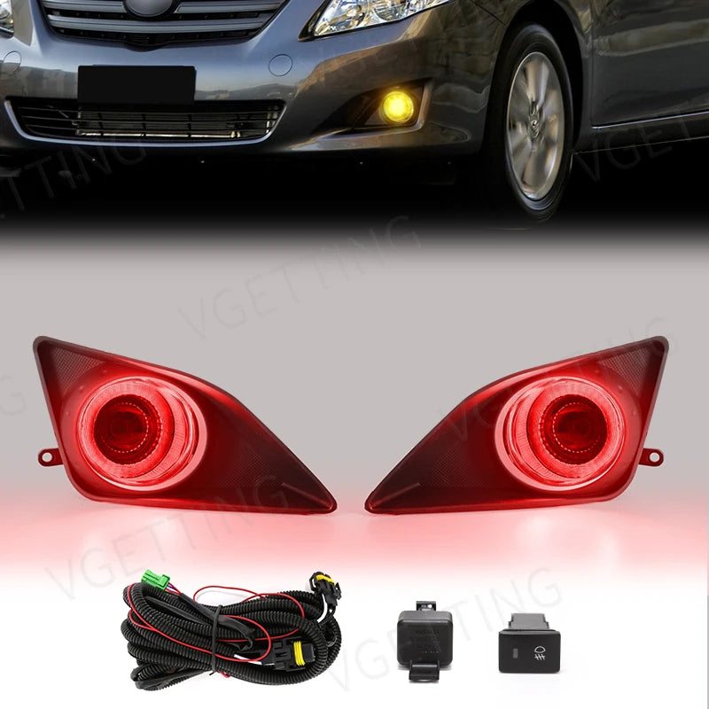 Daytime Running Light DRL Angel Eyes Fog Lamp Led for Toyota Corolla Altis 2008 2009 2010  | AUTOKITSHOP
