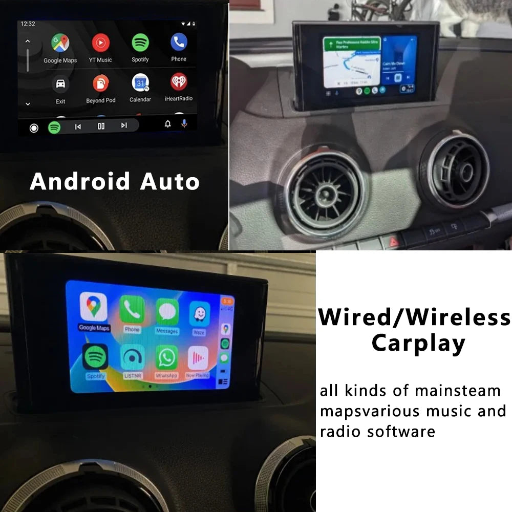 Wireless Carplay Android Auto Lossless Installation Interface For Audi A3 A4 A5 Q2 Q5L Q7