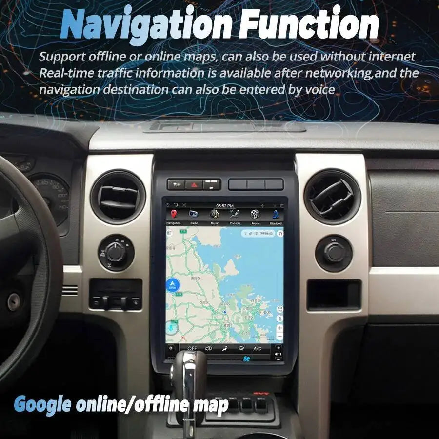 12.1'' Android 15 For Ford F150 F-150 Raptor 2009 - 2012 Car Radio Multimedia Video Player | AUTOKITSHOP