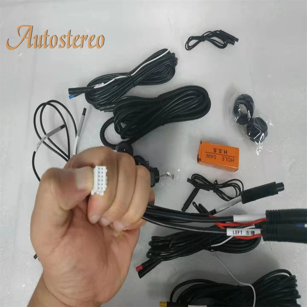 Built in Android Device 1080P 3D 360 Degree Cameras The Car Bird View System Reverse Camer