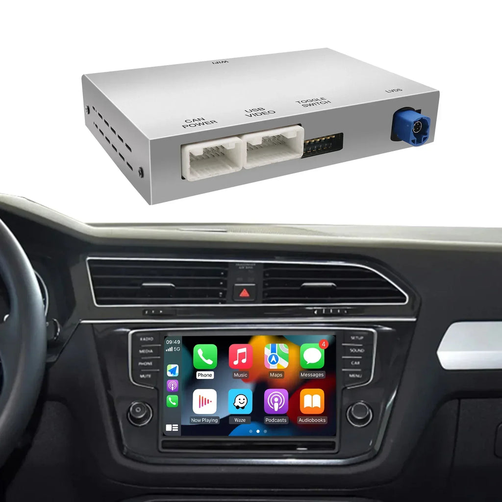 Wireless Carplay Android Auto Module Box For VW Volkswagen Skoda Octavia A5 Golf 7 Polo Pa | AUTOKITSHOP