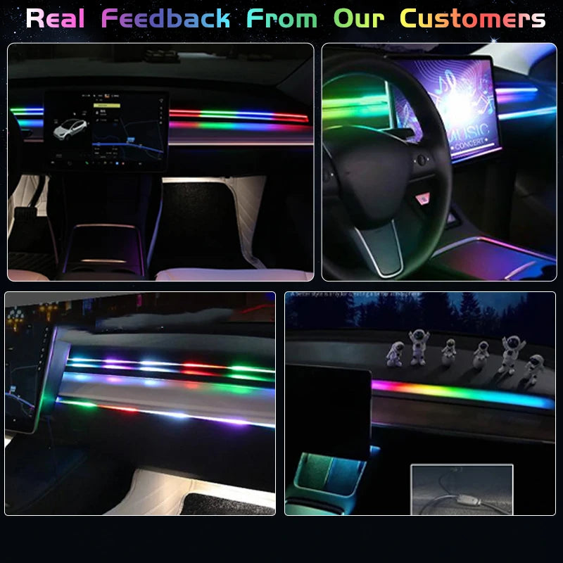 64 Color - Ambient Light - App Control - Car Interior Lighting | AUTOKITSHOP