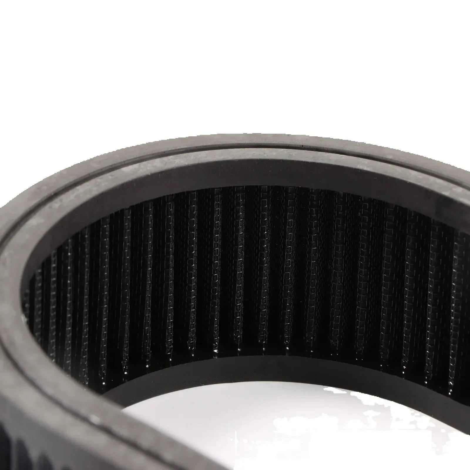 12x2 Black Oval Air Cleaner Filter For SBC BBC Chevy 350 454 Ford Hot Rod Classic Engines