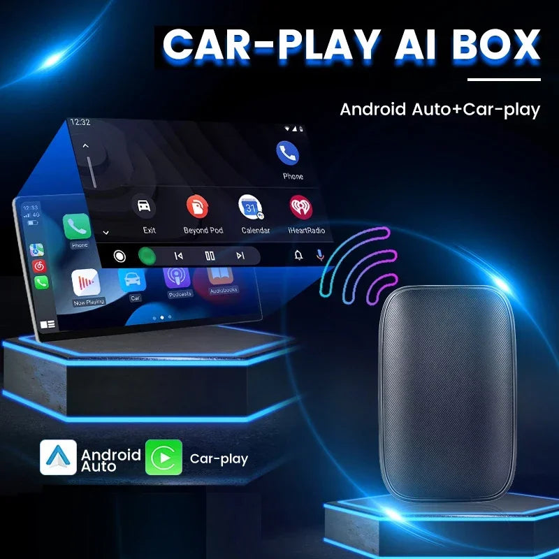 MINI Ai Box for Wireless CarPlay Android Auto Netflix YouTube for Maserati Ghibli Levante  | AUTOKITSHOP