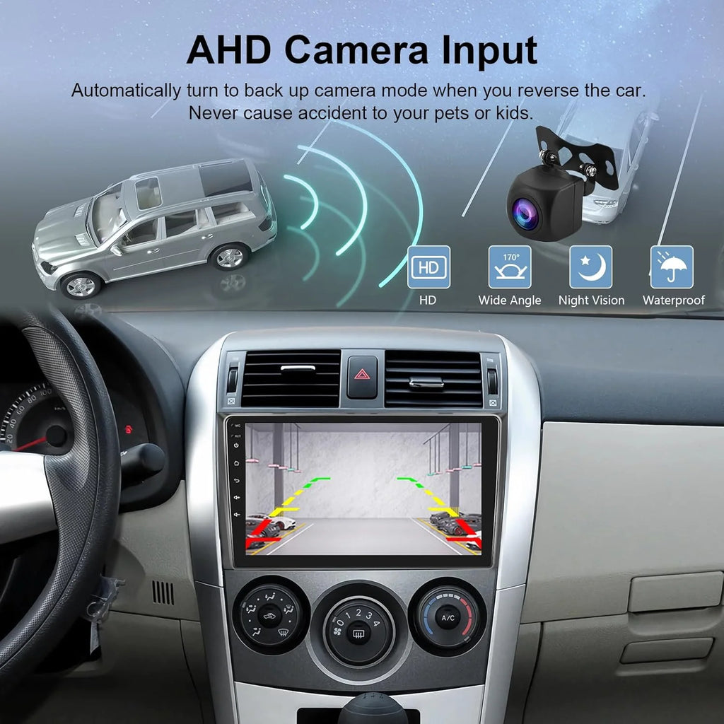 Android 16 Carplay Auto Qualcomm 2K QLED Screen Car Radio Player For Toyota Camry 2021 DSP