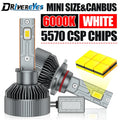 5570 CSP Chips H7 LED Headlights H4 H9 H11 H1 9005 9006 HB3 HB4 9012 HIR2 H8 Turbo Car Bul