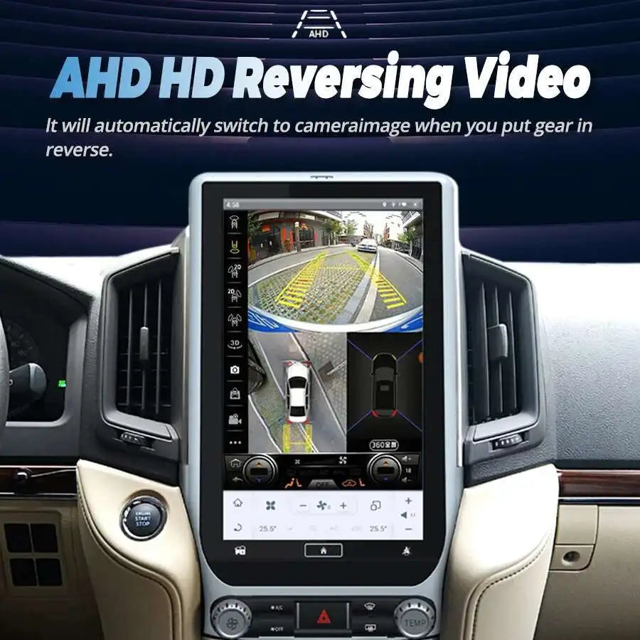 13.6inch Android Screen Car Radio For Toyota Land Cruiser 200 LC300 2016-2020 GPS Carplay  | AUTOKITSHOP