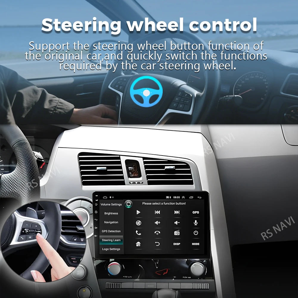 Qualcomm Android 16 For SsangYong Kyron Actyon C100 2005 - 2011 2K QLED Stereo Car Radio M