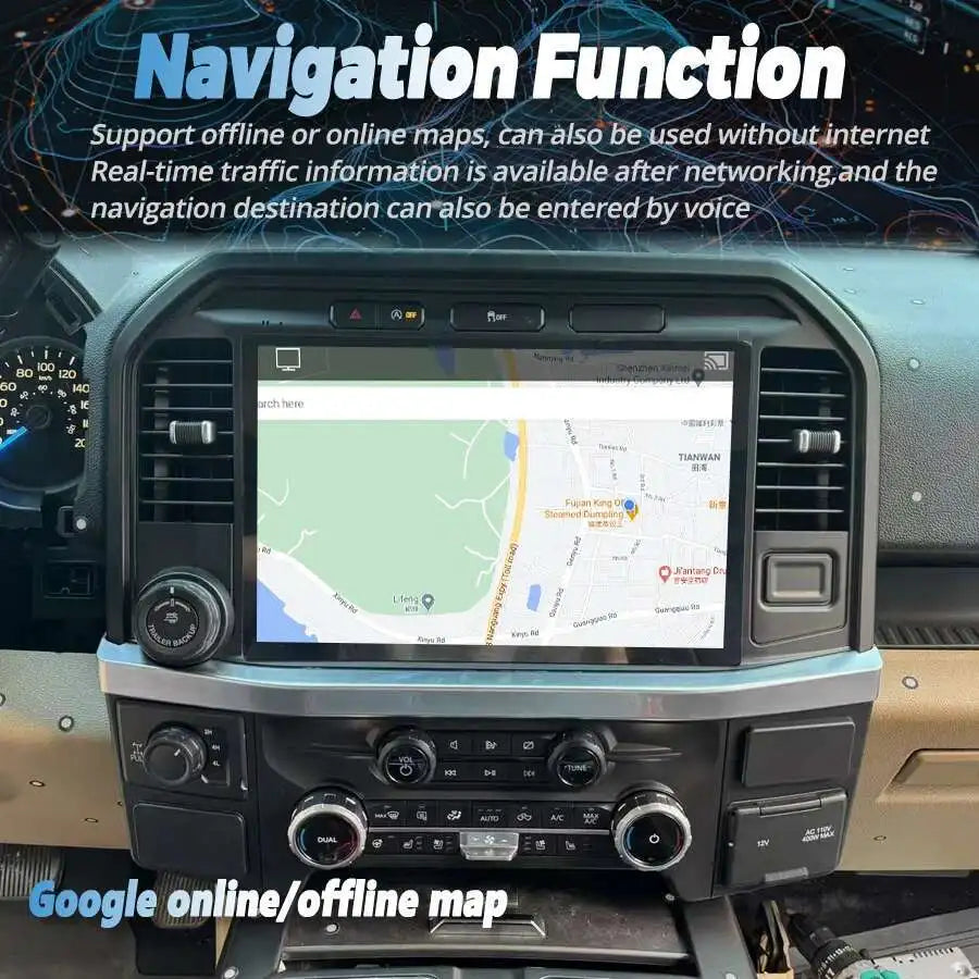 2025 NEW 13.3" Screen Andorid Car Radio For Ford Raptor F150 F250 F350 F450 F650 2015-2024 | AUTOKITSHOP