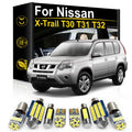 LED Interior Light Kit for Nissan XTrail X Trail T32 T31 T30 - Canbus Error-Free Bulbs | AUTOKITSHOP