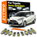 ZITWO 8Pcs Canbus For Toyota Sienta 2015 2016 2017 2018 2019 2020 2021 2022 2023 Car Bulbs LED I - Canbus LED Car Light