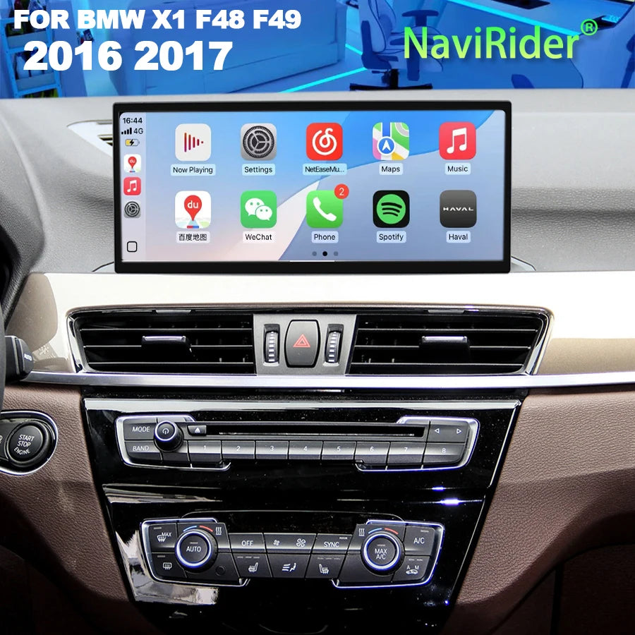 15.8inch For BMW X1 F48 F49 NBT 2016 2017 GPS Navigation Video Player Carplay Android Auto