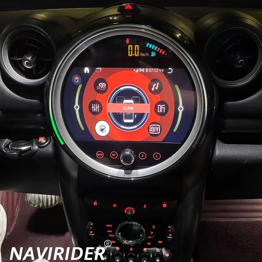 Android 14 Auto Screen GPS Navigation Radio For MINI COUNTRYMAN R60 R54 MINI COOPER 9inch