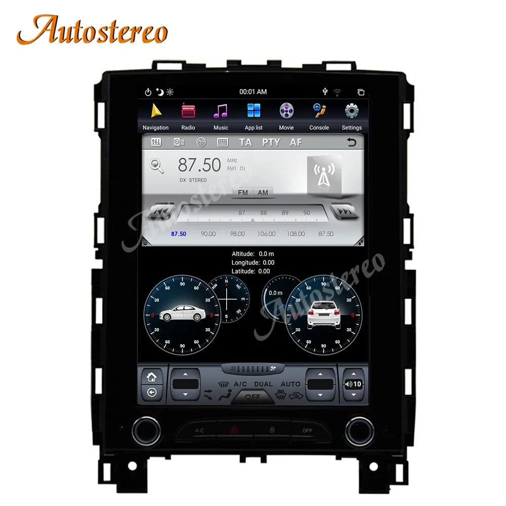 Qualcom 665 Android 13 For Renault Koleos/Megane 4 Tesla Style Car GPS Navigation Stereo H