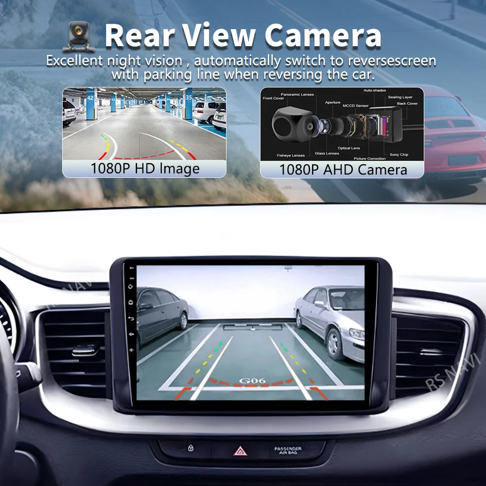 Android 16 WIFI+4G Carplay Auto Car Radio For Kia Ceed 3 CD 2018-2022 Multimedia Video Pla