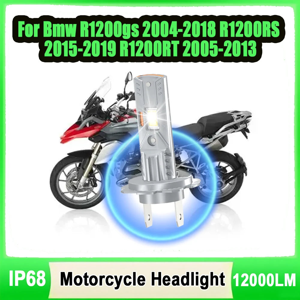 Canbus No Error Moto Front Light 6000K White Motorcycle Headlight For Bmw R1200gs 2004-201