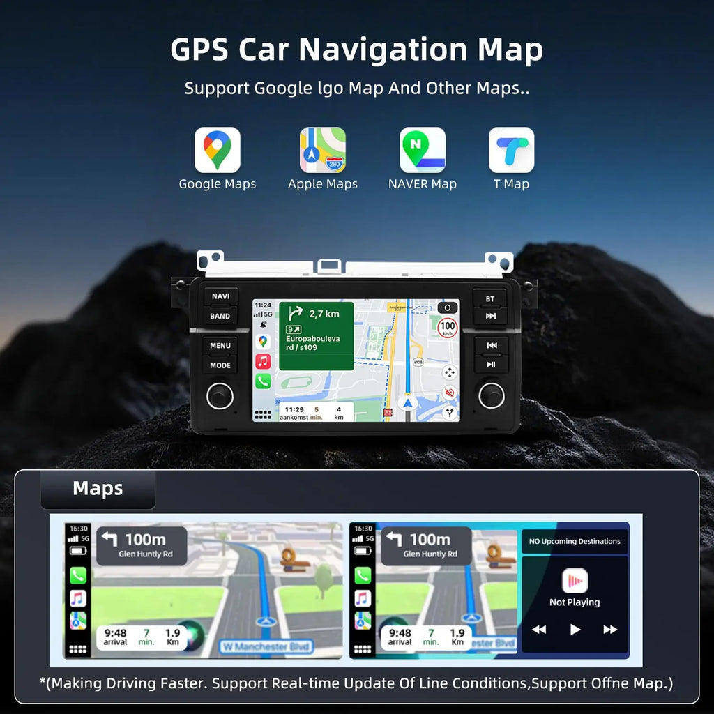 For BMW 3 Series E46 (1999-2006) Android 13 Car Multimedia Audio Player Stereo Radio with
