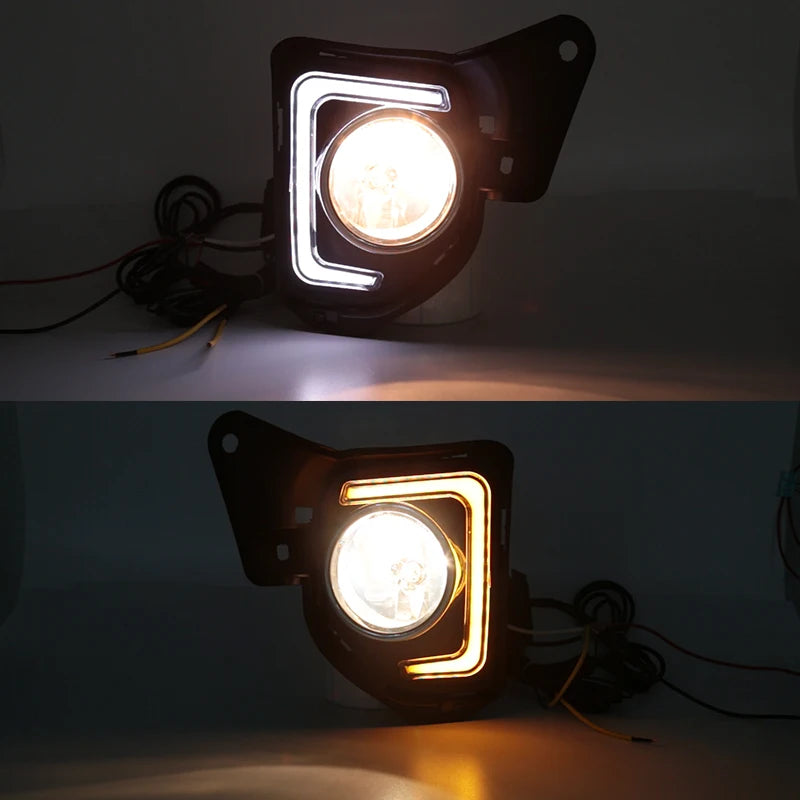Led DRL Daytime Running Lights Fog Lamp Assembly For TOYOTA HIACE COMMUTER 2014 2015 2016  | AUTOKITSHOP