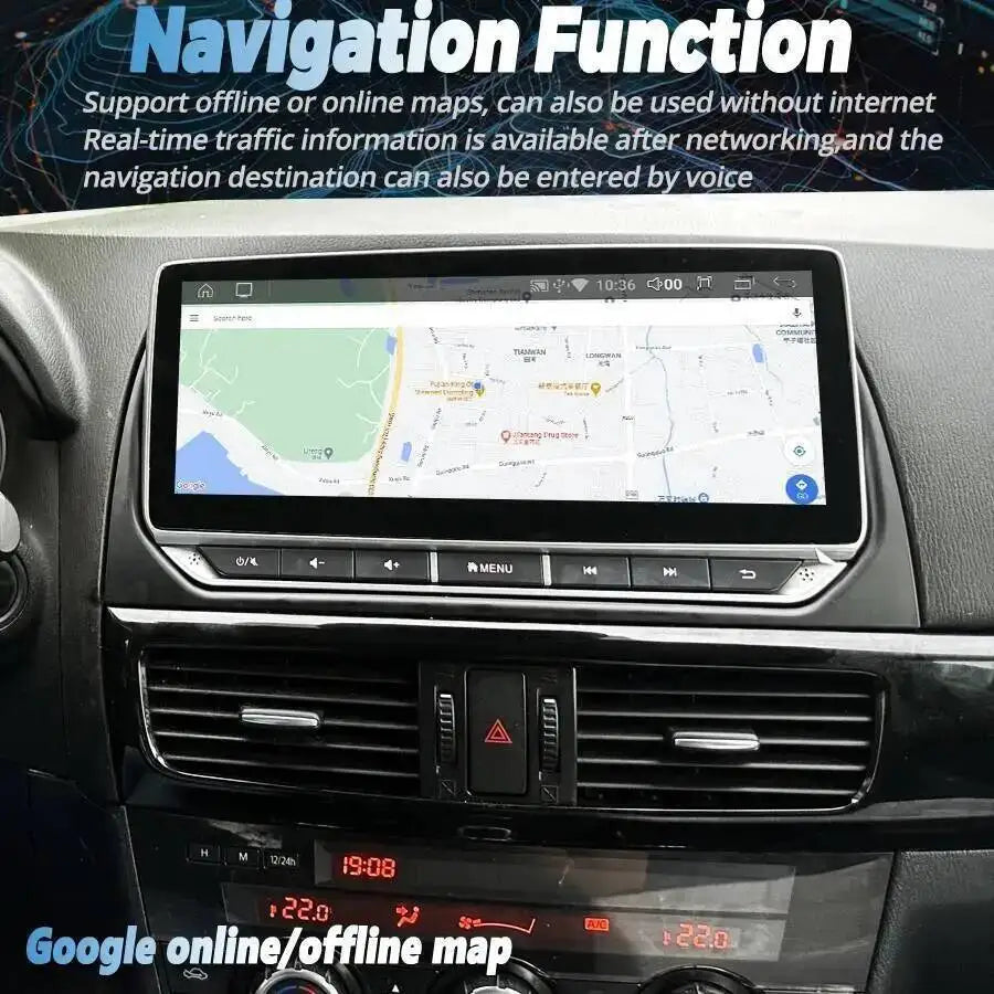QLED Touch 10.25inch Screen For Mazda 6 GJ CX-5 CX5 Atenza 2012-2015 Auto Carplay GPS Car