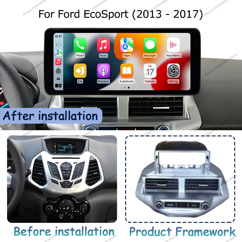 Wireless Carplay for Ford EcoSport 2013 - 2017 Android OS Car Display Screen Multimedia Ra
