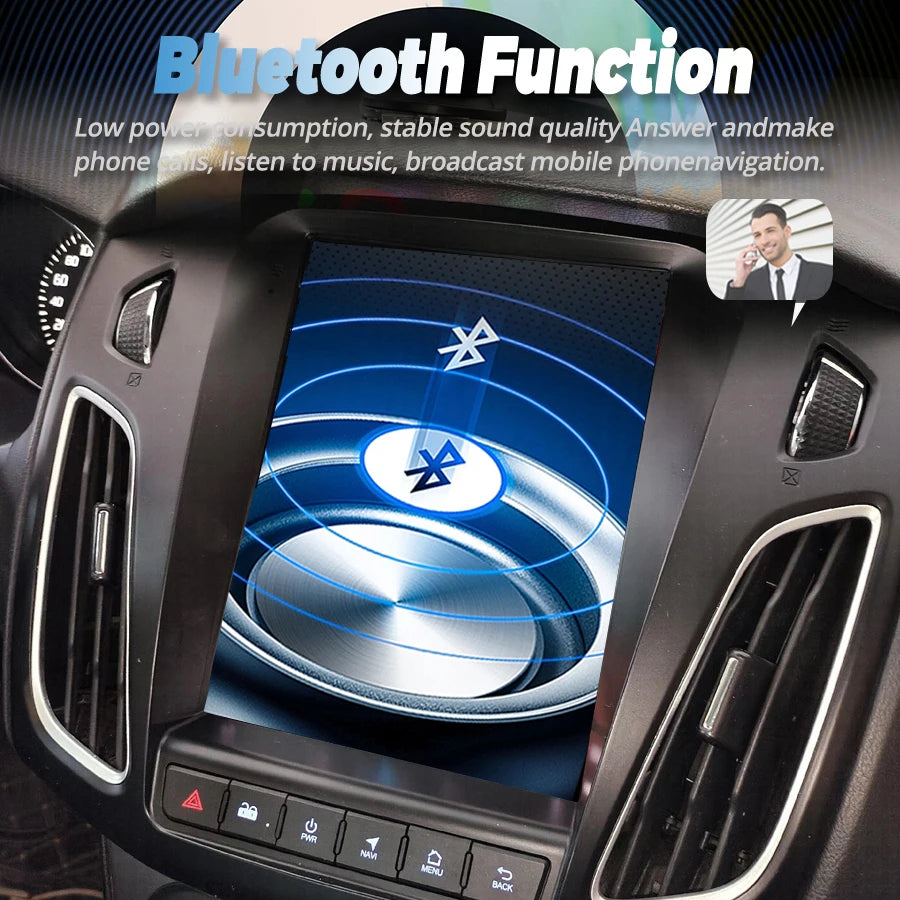 DSP Navirider Android 15 Car Radio For Ford Focus Mk3 2012-2016 Car Multimedia Video Playe