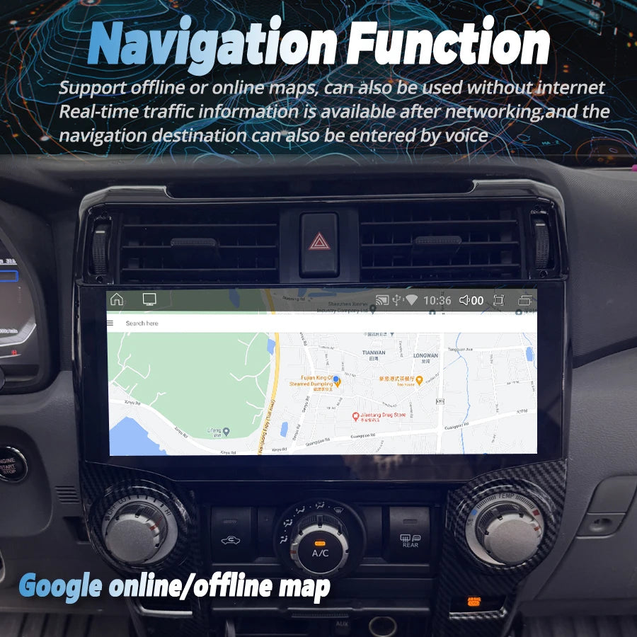 12.3" Android Touch Screen Car Radio Multimedia Video Player Stereo For Toyota 4Runner 201