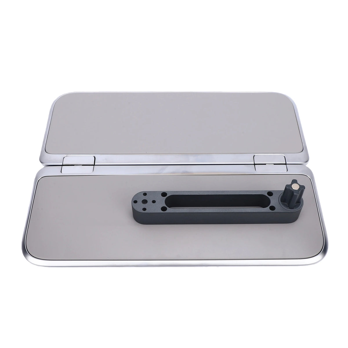 Car Tray Car Desk for Laptop Car Food Tray Foldable Aluminum Alloy Cup Holder 360° Rotating Car  - Automotive LED Light