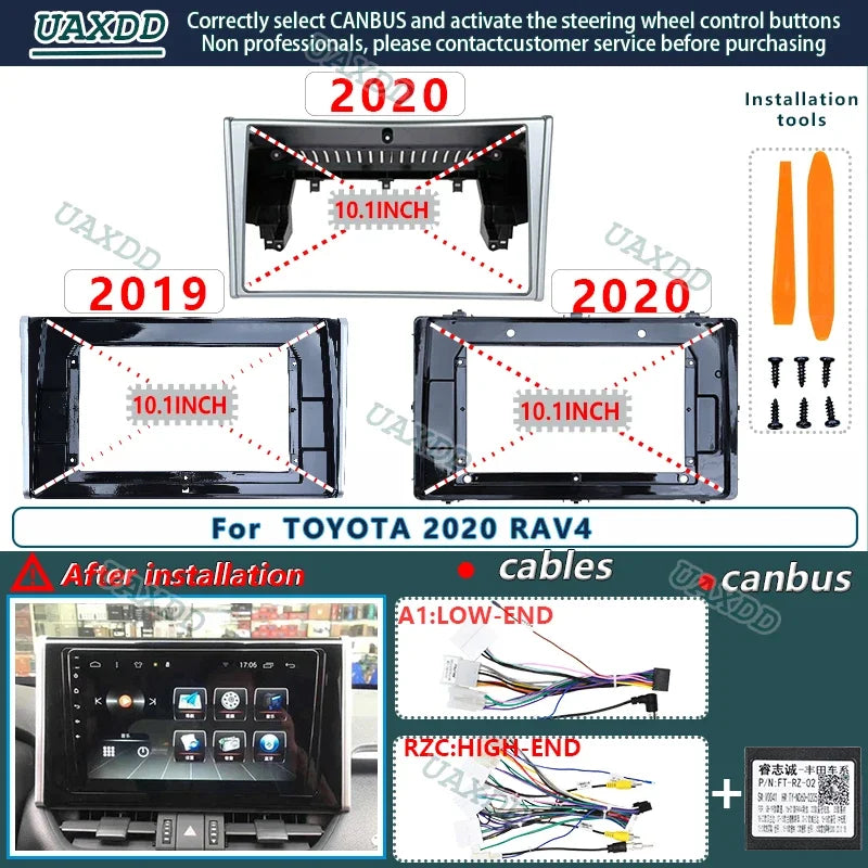 For TOYOTA 2020 RAV4 10INCH Car Radio Android DVD GPS MP5 Stereo Audio Screens Dashboard P