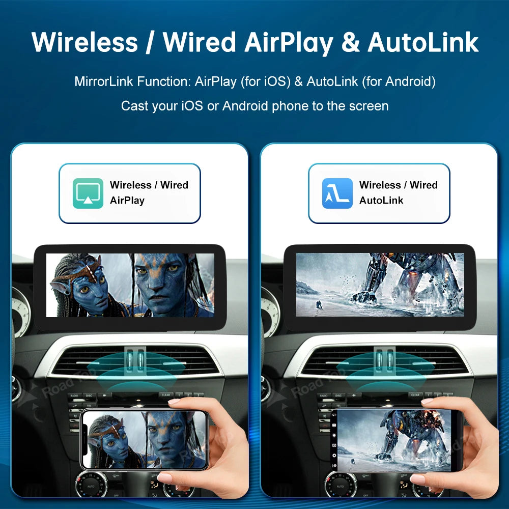 Linux Touch Screen Car Multimedia Dispaly For Mercedes-Benz C Class W204 S204 2011-2014 NT | AUTOKITSHOP