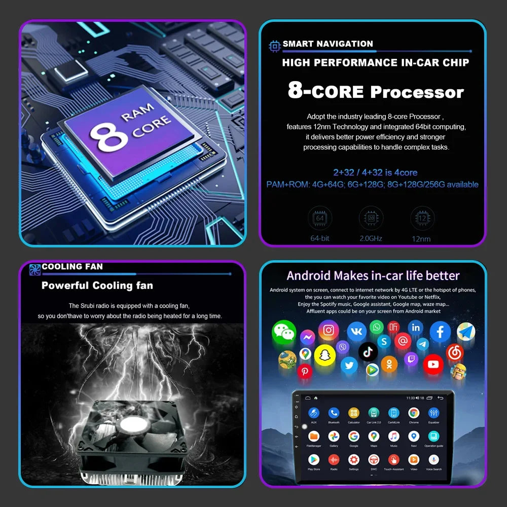 For Opel Astra K 2015 - 2019 Android 14 Wireless Carplay Stereo Screen Car Radio Multimedi