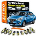 ZITWO 7Pcs LED Interior Light Bulb Kit For Mitsubishi Attrage 2014 2015 2016 2017 2018 2019 2020 - Canbus LED Car Light