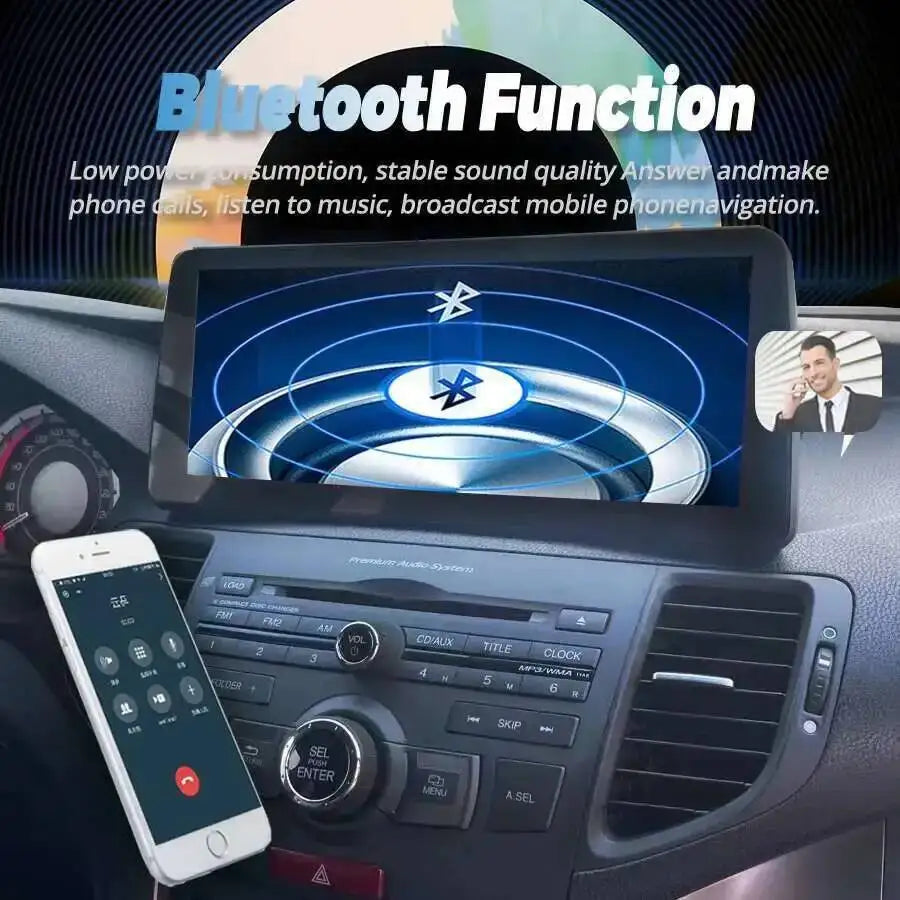 12.3inch Android15 Qled Screen For Honda Spirior 2009-2014 Car Radio Multimedia Video Play | AUTOKITSHOP