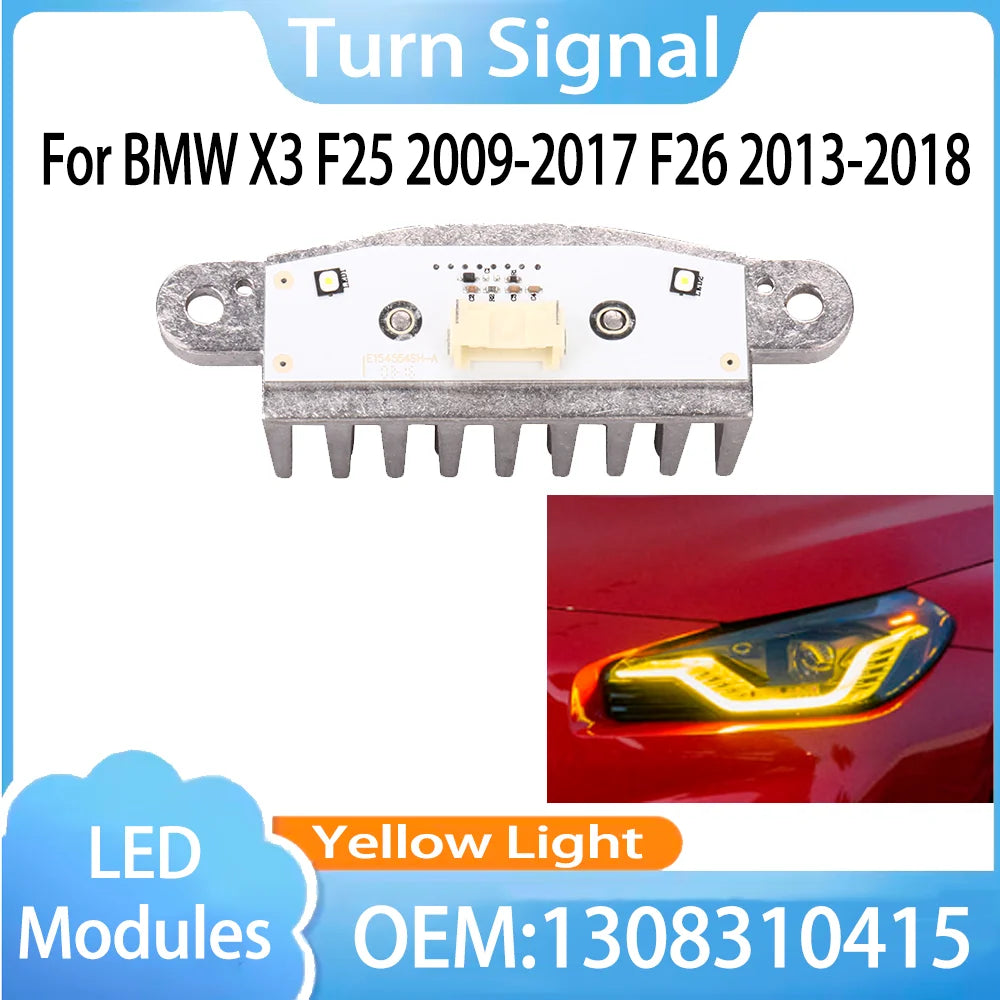 Turn Signal light LED Source Module OEM 1308310415 Yellow color Angel Eyes Module For BMW