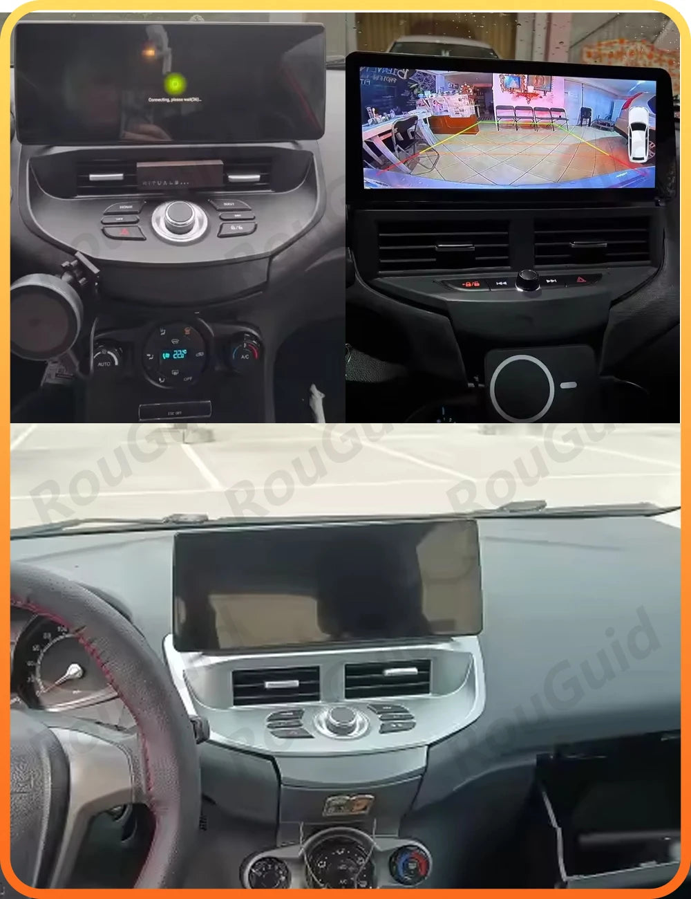 12.3 Inch Car Radio For Ford Fiesta MK6 MK7 2009 2010 2011 2012 - 2016 Android Multimedia  | AUTOKITSHOP