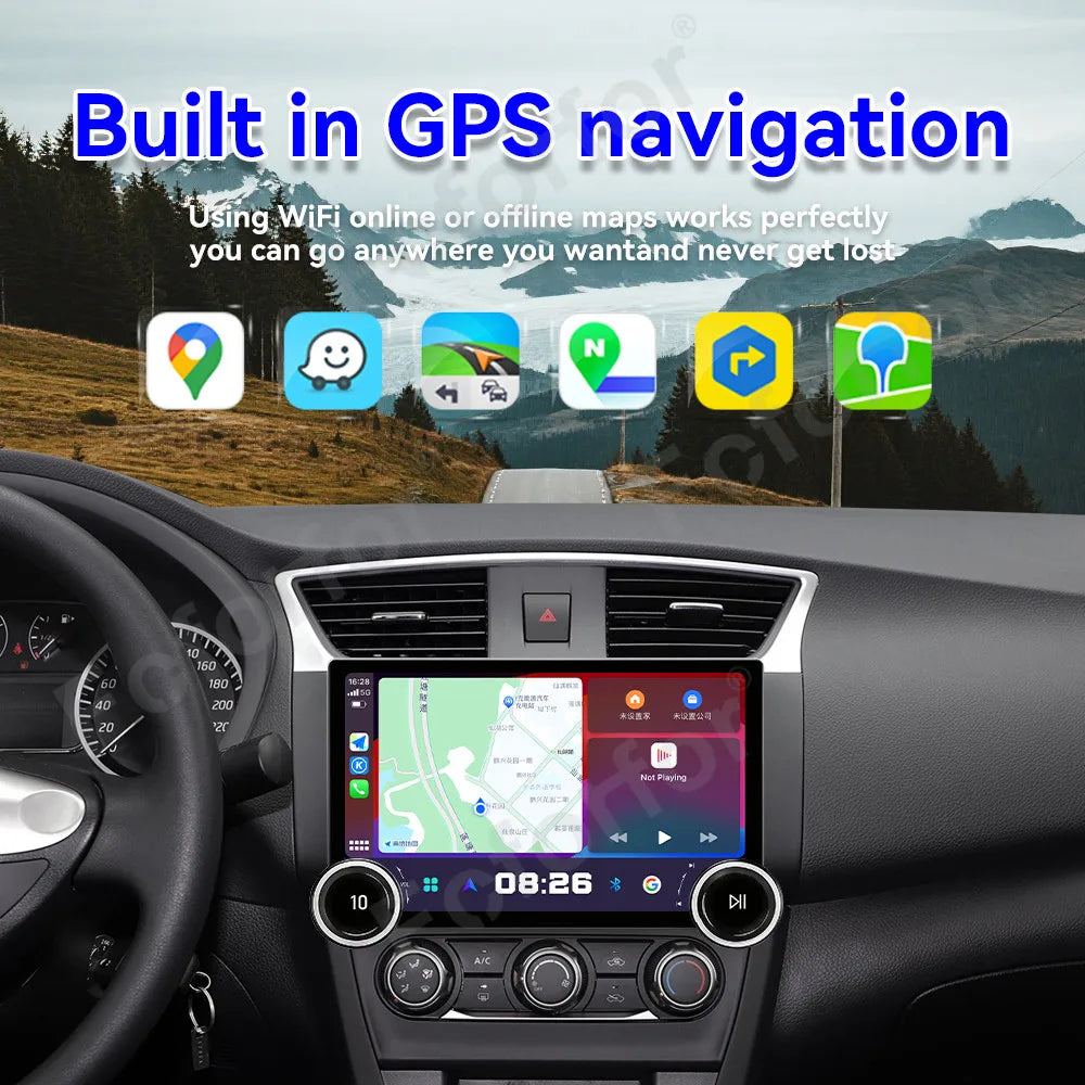 Ultimate Luxury Vision Pro 11.5 Inch Android 15 HD Touch Wireless CarPlay GPS Car Media He