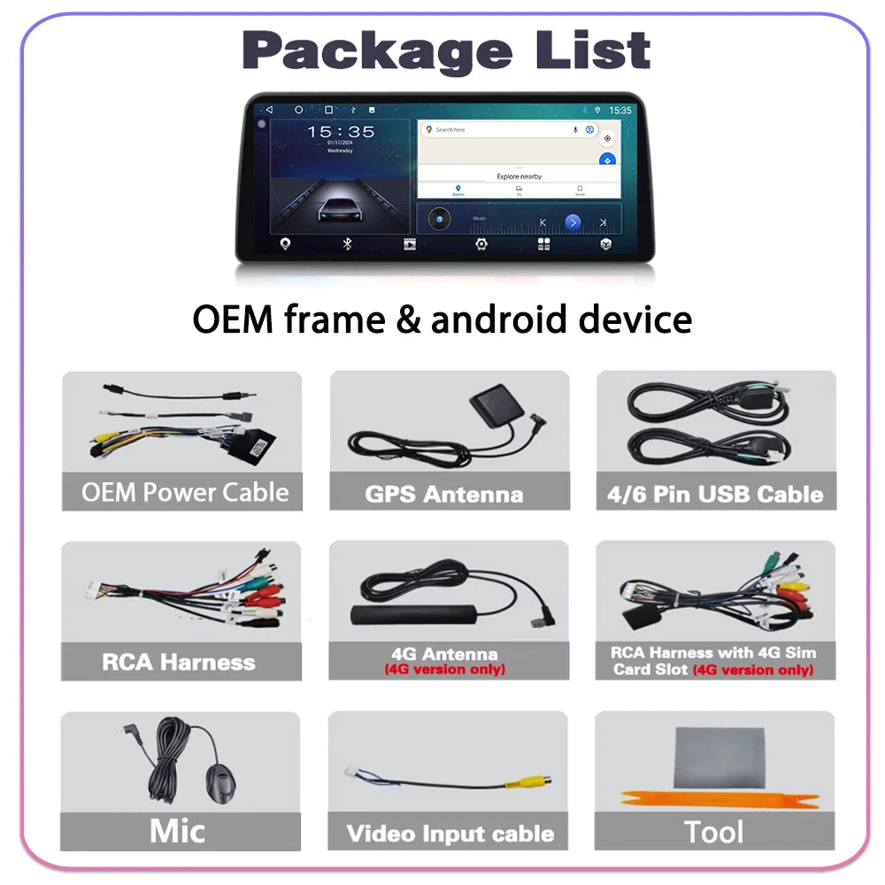 12.3" Android Carplay Car Radio For Toyota Sienna 2021 2022 Car Navigation Multimedia Play