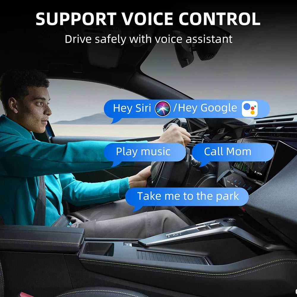 2025 NEW 2 In 1 Wireless Carplay AI Box Android Auto Plug And Play Applicable To Convert O | AUTOKITSHOP