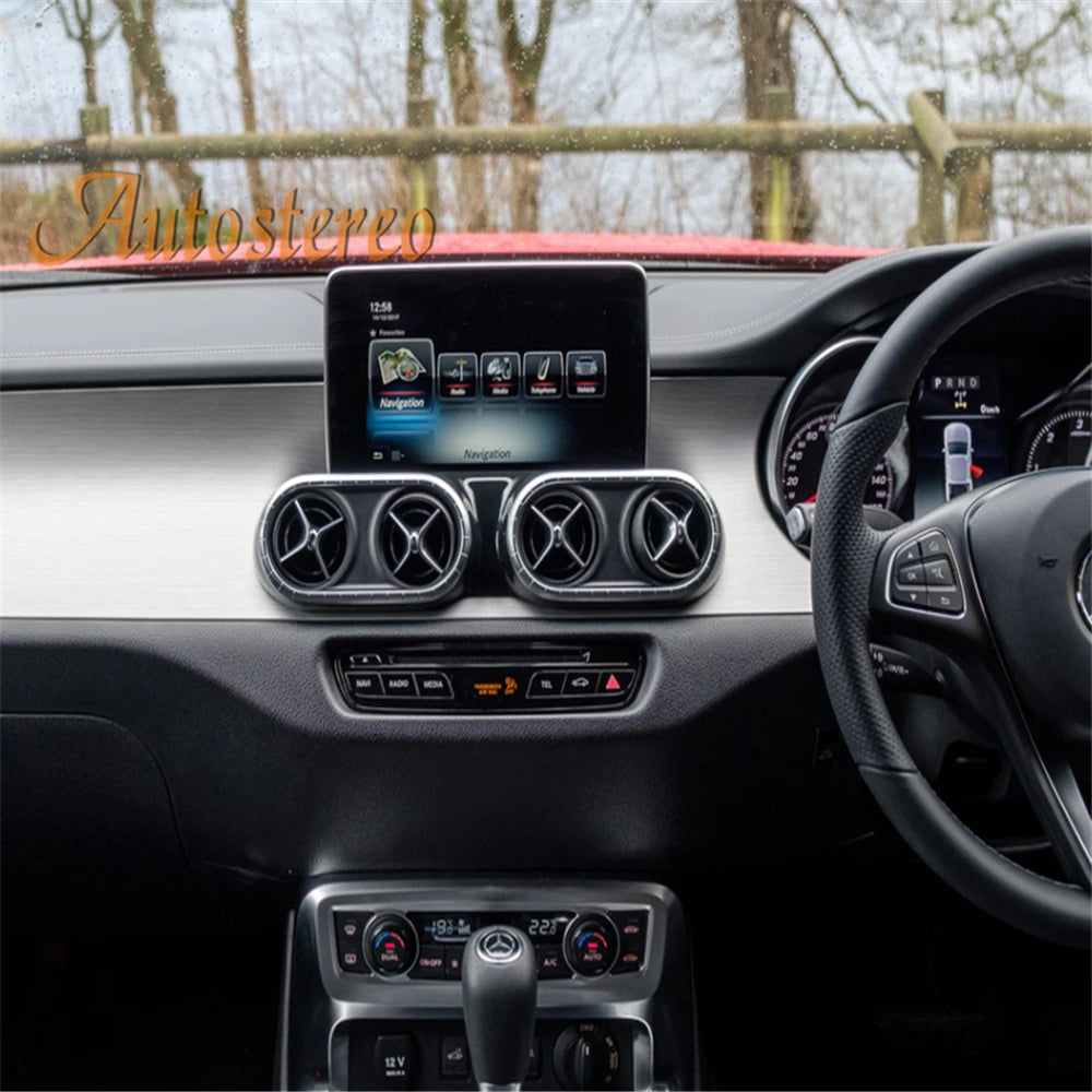 Android 13 12.3 Auto Stereo For Mercedes Benz X Class X200 X220D X250D X350D Car GPS Navig