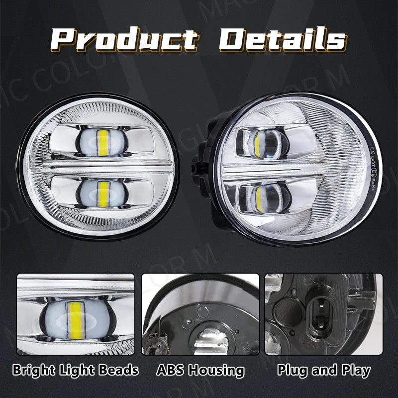 LED Fog Lamp for Toyota Hilux 2005-2009 for Rav4 2004 2005 for Avalon 2005-2007 for 4 Runn | AUTOKITSHOP
