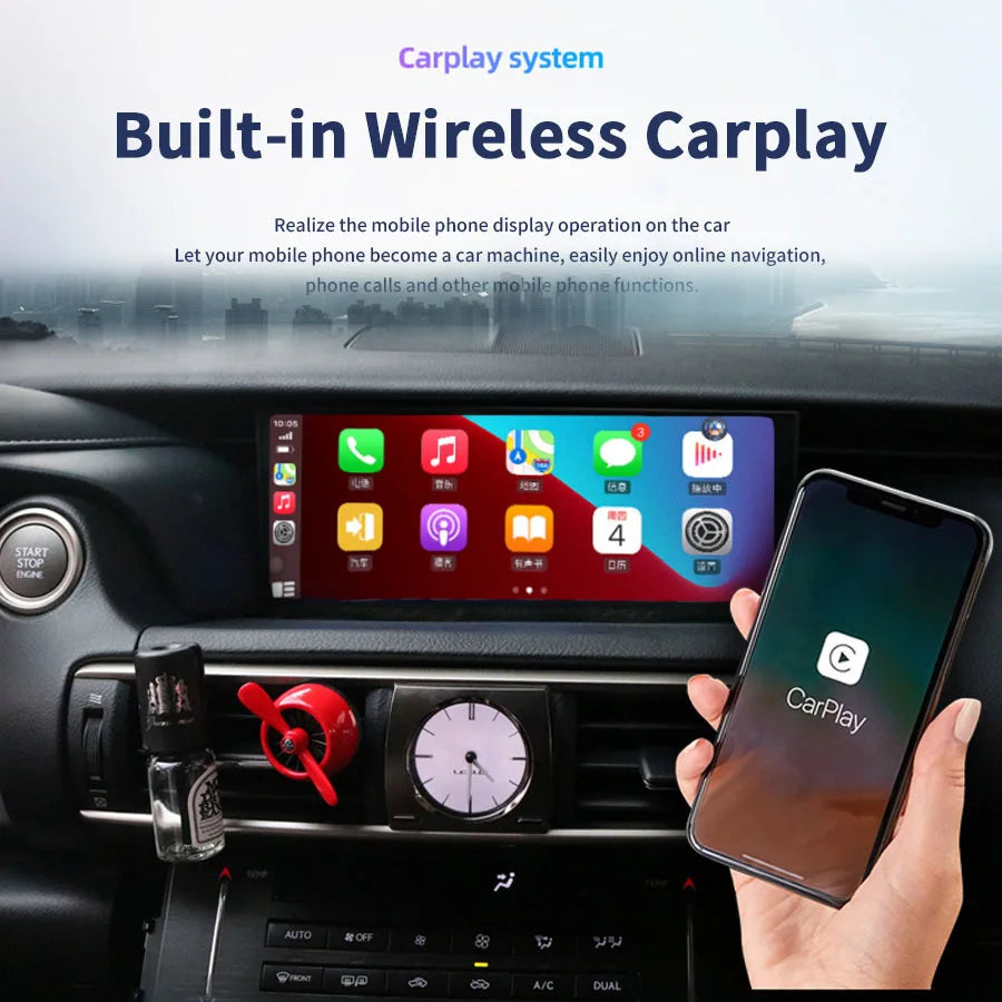 For Lexus IS300 IS350 IS250 IS200 2013 -2019 Android 13 10.25'' Qled Screen Car Radio CarP | AUTOKITSHOP