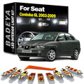 11-Piece LED Interior Light Kit for Seat MK3 - Canbus Error-Free Interior Bulbs