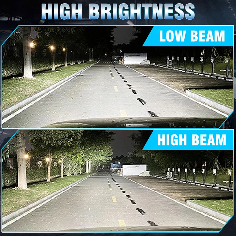 K5C PLUS 5900W H7 H11 H4 H1 Canbus Led Bulbs LED H8 H9 HB3 9005 HB4 9006 9012 K6C Led Doub