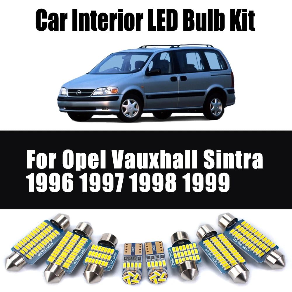 16-Piece LED Interior Light Kit for Opel Vauxhall Sintra - Canbus Error-Free Bulbs | AUTOKITSHOP