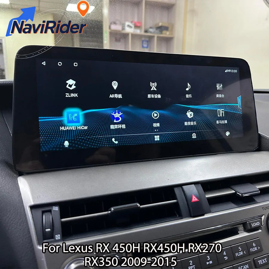12.3inch Android Auto CarPlay For Lexus RX 450H RX450H RX270 RX350 2009-2015 Car Multimedi