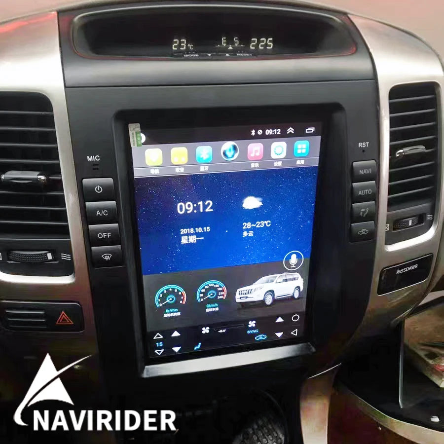 10.4inch Android For Lexus GX470 For Toyota Prado Lc120 2002-2009 Stereo Car GPS Navigatio
